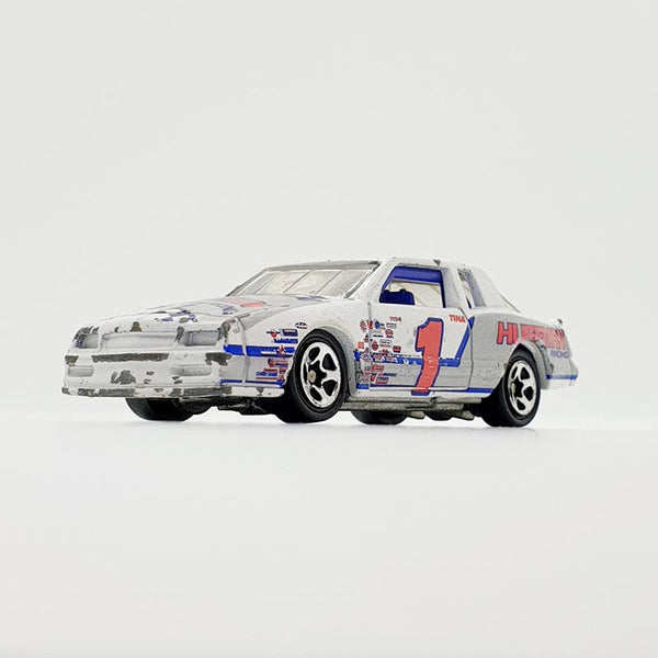Vintage 1997 White Chevy Stocker Hot Wheels Auto | Chevrolet Toy Car