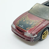 Vintage 1995 Red Mustang GT Hot Wheels Auto | Ford Toy Car