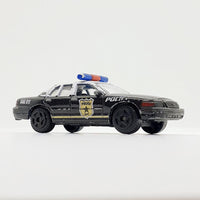 Vintage Black Police Crown Victoria Interceptor Car Toy | Voiture de jouets de police