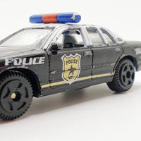 عتيقة الشرطة السوداء ولي العهد فيكتوريا اعتراضية سيارة | سيارة لعبة سيارة
