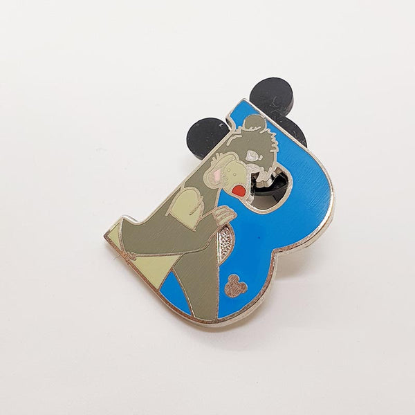 2011 Lettre B Baloo Hidden Mickey Pin | Ed. Disney Pin 2 sur 28