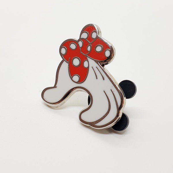 2018 Minnie Mouse يد مع القوس المنقط الأحمر Disney دبوس | والت Disney دبوس العالم