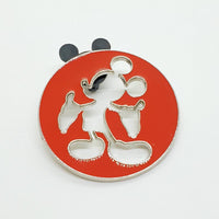 Rouge Mickey Mouse Pin de silhouette découpé | RARE Disney Épingle en émail