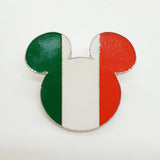 2007 Mickey Mouse Bandera de Italia Disney Pin | EXTRAÑO Disney Alfiler de esmalte