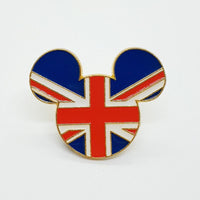 2008 Mickey Mouse علم المملكة المتحدة Disney دبوس | نادر Disney دبوس المينا