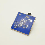 Square Blue Pluto Disney Trading Pin | Disney Pin Collection