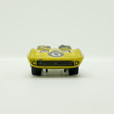 Vintage 2002 Yellow Corvette Stingray Hot Wheels Car | Corvette Toy Car