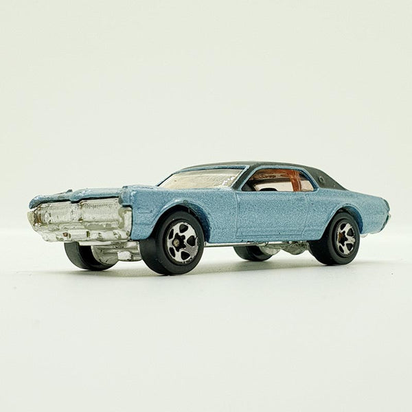 خمر 2001 الأزرق '66 كوغار Hot Wheels سيارة | سيارة لعبة الرجعية