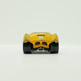 Vintage 2002 Yellow Sinistra Hot Wheels Car | Cool Toy Car