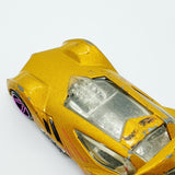 Vintage 2002 Yellow Sinistra Hot Wheels Car | Cool Toy Car