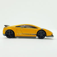 Vintage 2010 Yellow Lamborghini Gallardo LP 570-4 Superleggera Hot Wheels Auto | Exotische Spielzeugautos