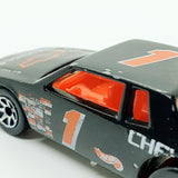 Vintage 1989 Black Chevy Stocker Hot Wheels Voiture | Voiture de course Chevrolet