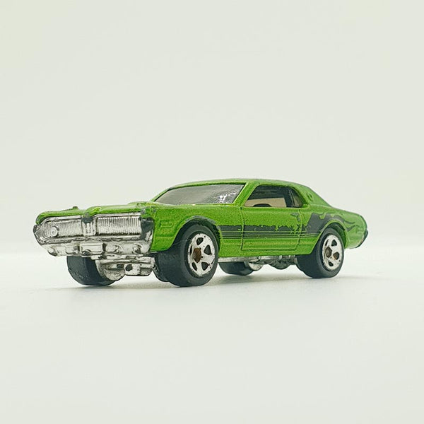 Vintage 2001 Green '68 Cougar Hot Wheels Coche | Coche de juguete vintage