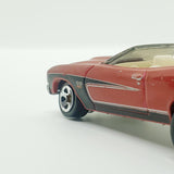 Vintage 1998 Red Chevelle SS Hot Wheels Coche | Coche de juguete retro Chevy