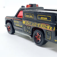 Vintage 2014 Black HW Rapid Responder Hot Wheels Car | Emergency Toy Car