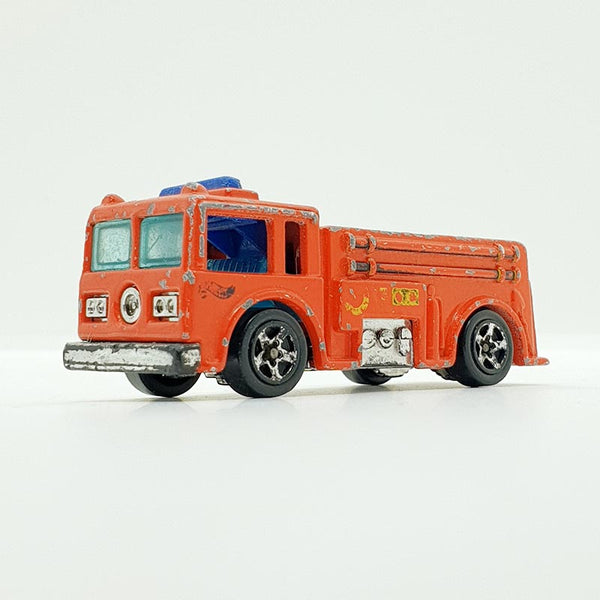 Vintage 1982 Red Fire Eater Hot Wheels Voiture | Camion à jouets de feu
