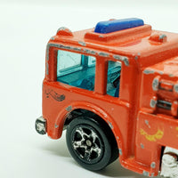 خمر 1982 Red Fire Eater Hot Wheels سيارة | شاحنة لعبة النار