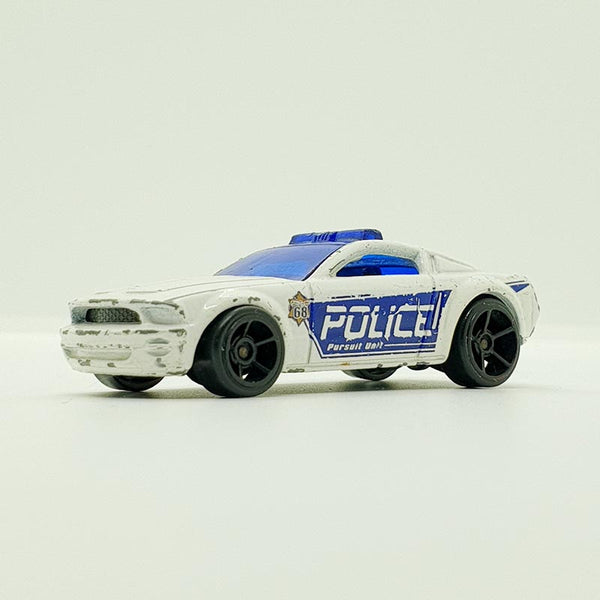 Vintage 2003 White Mustang GT Police Car Care Hot Wheels سيارة | سيارة لعبة بارد