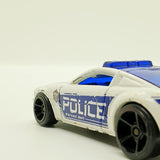 Vintage 2003 White Mustang GT Police Car Concept Hot Wheels Voiture | Voiture de jouets cool