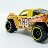 Vintage 2012 Yellow Baja Truck Hot Wheels Car | Monster Truck Toy Car