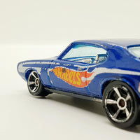 Vintage 2011 Blue '69 Pontiac GTO Hot Wheels Macchina | Auto giocattolo Pontiac