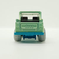 Vintage 2012 Blue Jeep Truck Hot Wheels سيارة | سيارة لعبة جيب بارد