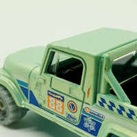 Vintage 2012 Blue Jeep Truck Hot Wheels Auto | Cool Jeep Toy Car Car