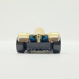 Vintage 2010 Gold Tone Formel Street Hot Wheels Auto | Exotisches Spielzeugauto