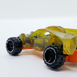 Vintage 2013 Yellow CHR33 Hot Wheels Car | Cool Monster Truck Toy Car