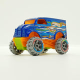 Vintage 2012 Blue Monster Milchlieferung Hot Wheels Auto | Cool Monster Toy Car Car