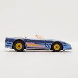 Vintage 1990 Blue Custom Corvette Hot Wheels Car | Ultra Rare Toy Car