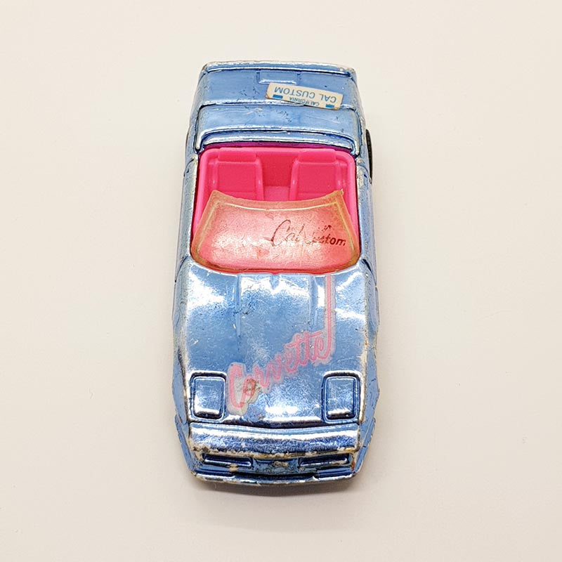 Vintage 1990 Blue Custom Corvette Hot Wheels Car | Ultra Rare Toy Car ...
