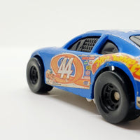 Vintage 1998 Blue Pontiac Stocker Hot Wheels Car | Toy Race Car