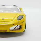 Vintage 2009 Yellow Ferrari F430 Spinne Hot Wheels Auto | Ferrari Toy Car