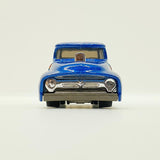 Vintage 2008 Blue DTX35 Custom '56 Ford Truck Hot Wheels Voiture | Voiture de la vieille école