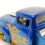Vintage 2008 Blue DTX35 Custom '56 Ford Truck Hot Wheels Coche | Coche de la vieja escuela