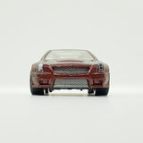 Vintage 2012 Burgundy '09 Cadillac CTS-V Hot Wheels Coche | Coche de juguete Cadillac