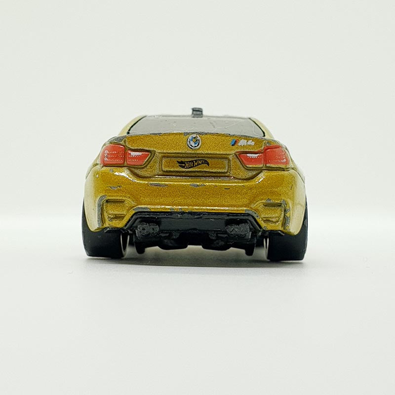 Vintage 2014 Yellow BMW M4 Hot Wheels Car | BMW M Toy Car – Vintage Radar