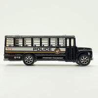 Vintage 1997 Black Police Bus Hot Wheels Macchina | Autobus di polizia fresco