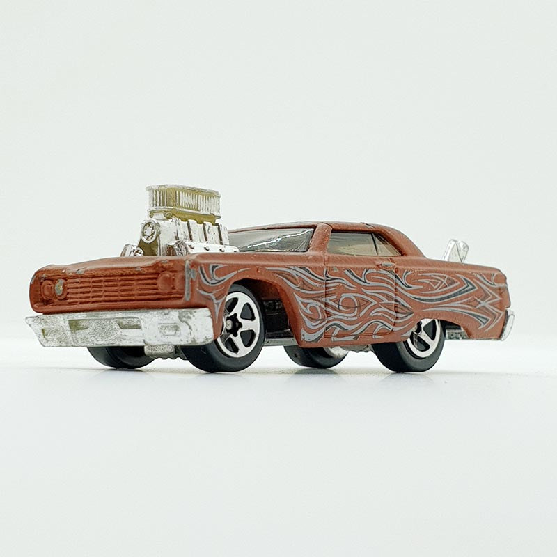 Vintage 2003 Brown '64 Chevy Impala Hot Wheels Car Chevrolet Toy