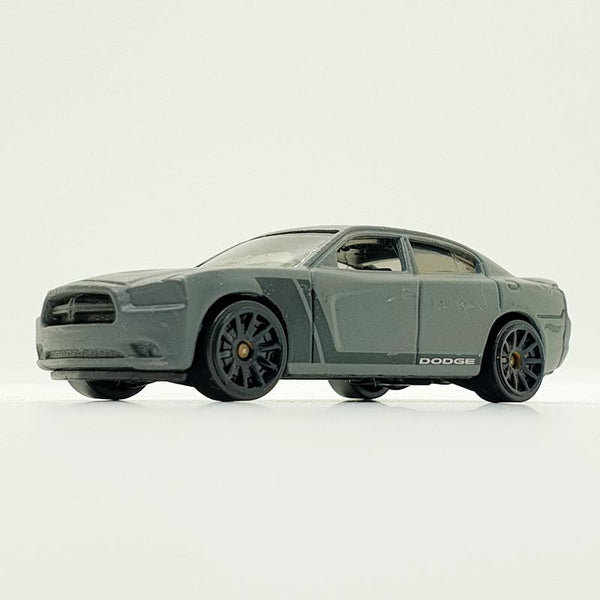 Vintage 2011 Gray '11 Dodge Charger R/T Hot Wheels Auto | Dodge Toy Car