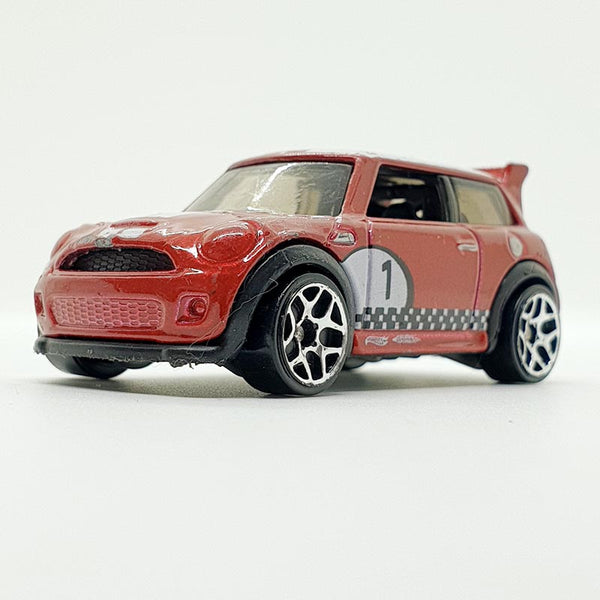Vintage 2011 Red Mini Cooper S Challenge Hot Wheels Coche | Mini coche de juguete