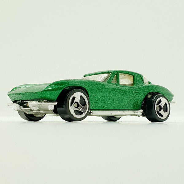Vintage 2001 Green '79 Corvette Stingray Hot Wheels Coche | Coche de juguete de la vieja escuela