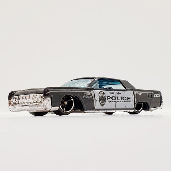 Vintage 2012 Black '64 Lincoln Hot Wheels Macchina | Macchina giocattolo della polizia