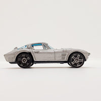 Vintage 2008 Gray Corvette Grand Sport Hot Wheels Voiture | Voiture de jouets Corvette