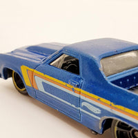 Vintage 2009 Blue '71 El Camino Hot Wheels Car | Muscle Toy Car