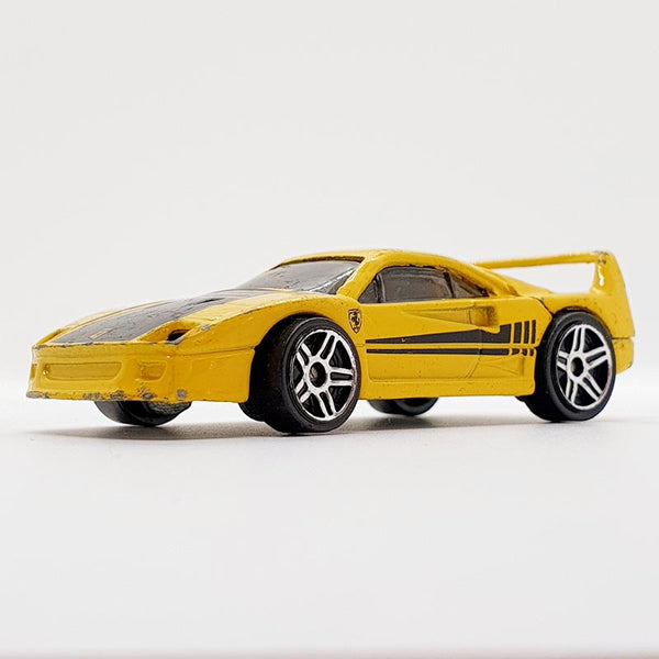 Vintage 1989 jaune Ferrari F40 Hot Wheels Voiture | Voiture de jouets Ferrari ultra rare