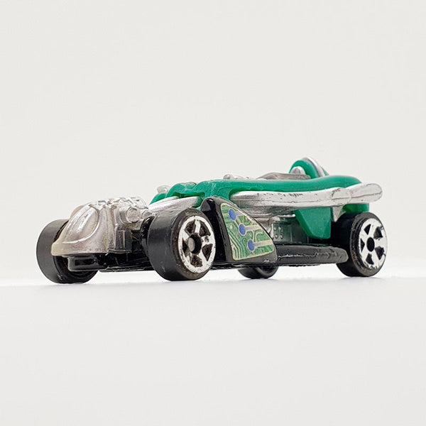 Vintage 2002 Green Saltflat Racer Hot Wheels Car | Vintage Toys