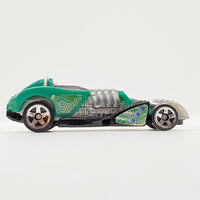 Vintage 2002 Green Saltflat Racer Hot Wheels Car | Vintage Toys