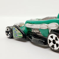 Vintage 2002 Green Saltflat Racer Hot Wheels Car | Vintage Toys